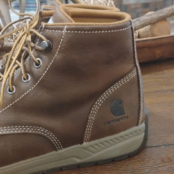 New CARHARTT Brown Leather  Boots - Picture 3 of 10